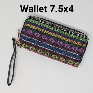 Colorful Striped Women's Wallet